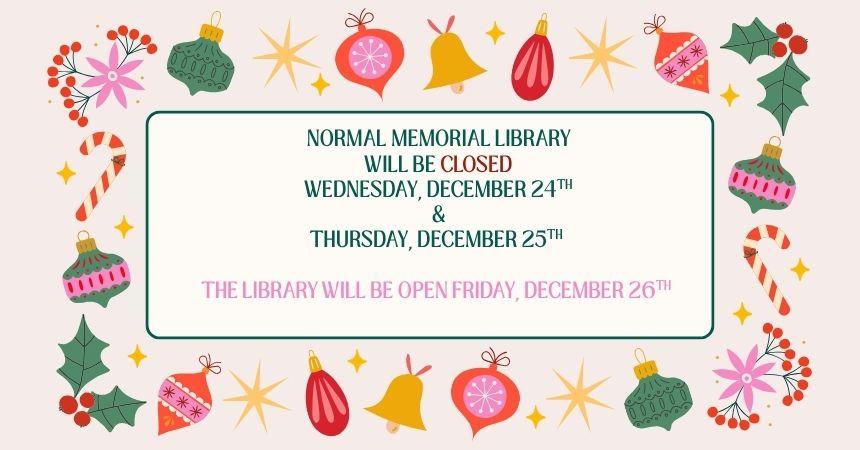 Christmas Holiday Closing Schedule