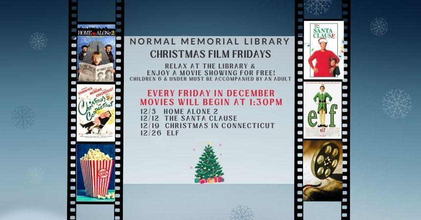 December's Free Friday Movies at the Library