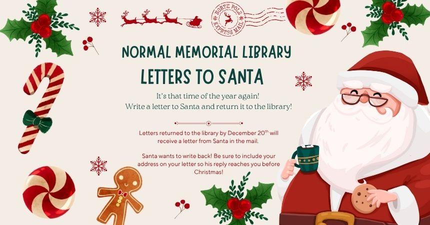 Letters to Santa!! Deadline is December 20th!