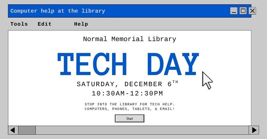 Saturday, December 6th ~ Tech Day