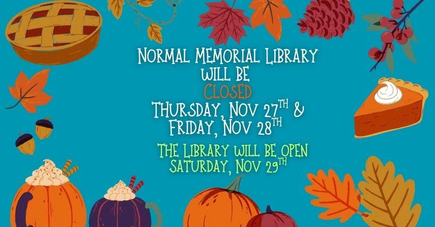 November Holiday Closing Notice