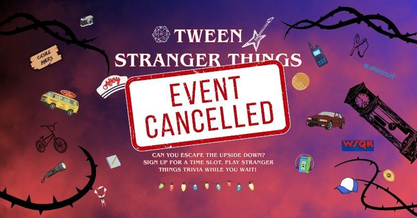 Friday, April 24th ~ Tween Night CANCELLED
