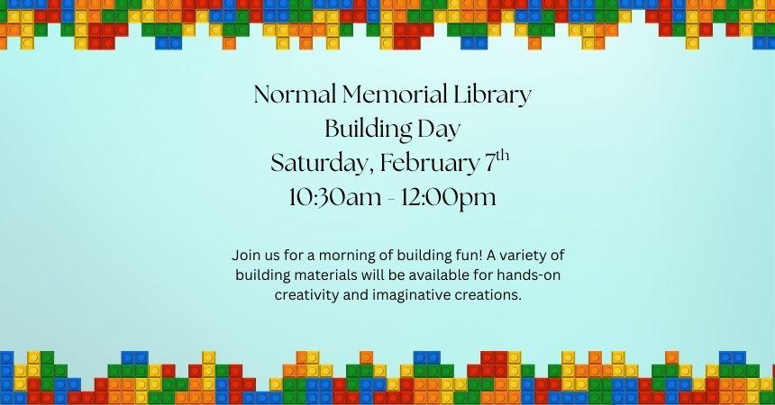 Saturday, Feb. 7th ~ Building Day!