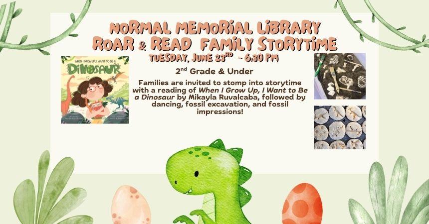 Tuesday, June 23rd ~ Family Story Time
