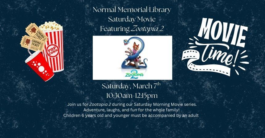 Saturday, March 7th ~  Morning Movie Time