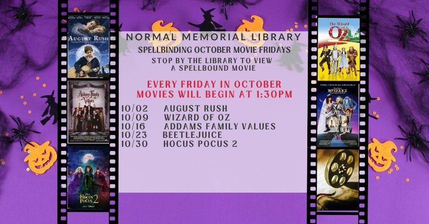October Friday Movie Showings