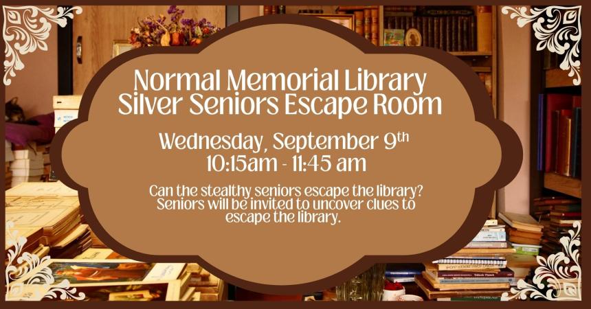 Wednesday, September 9th ~ Silver Seniors Club