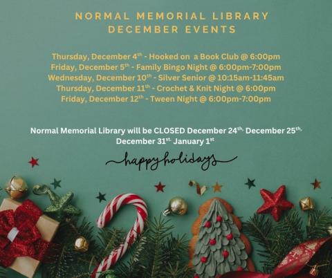 December 2025 Upcoming Events