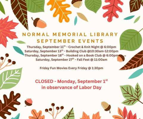 September 2025 Upcoming Events