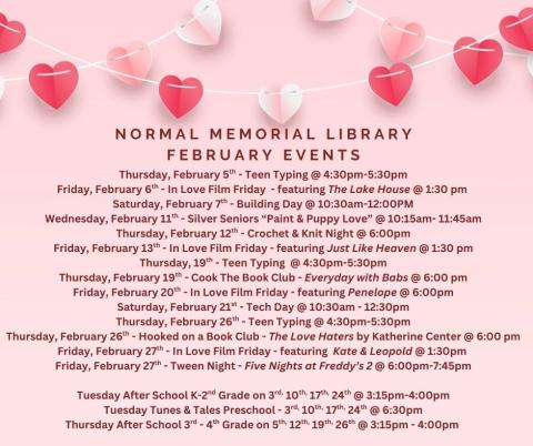 February 2026 Upcoming Events