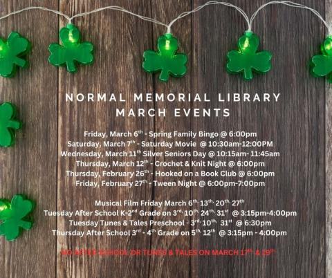 March Upcoming Events