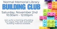 Saturday, November 2nd ~ Building Club