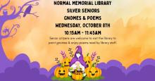 Wednesday, October 8th ~ Silver Seniors Day