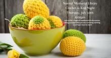 Thursday, July 10th ~ Crochet & Knit Night