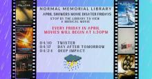 April's Friday Movie Showings at the Library