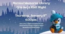 Thursday, January 8th ~ Crochet and Knit Night